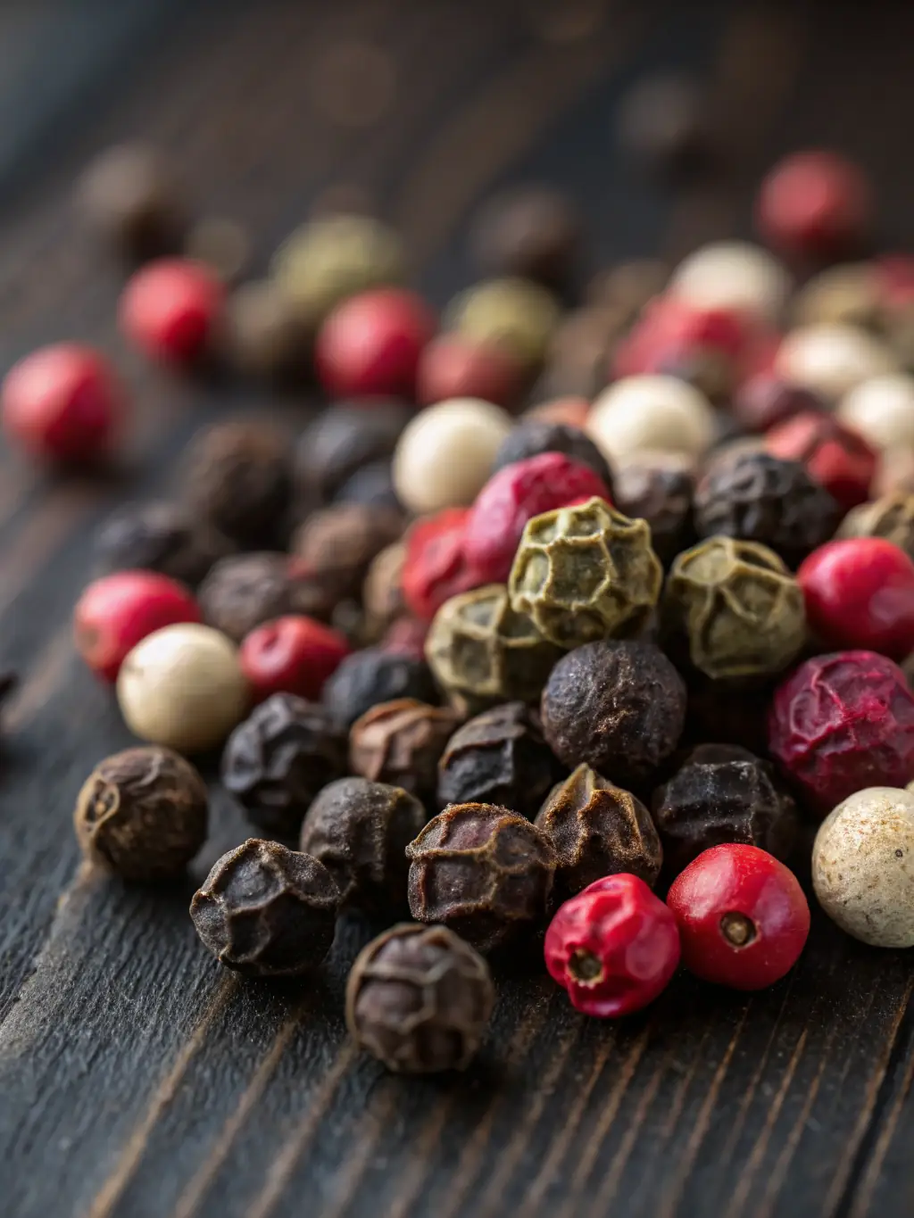 A detailed line art illustration of Sichuan peppercorns, showcasing their vibrant texture and distinctive shape, set against a clean, minimalist background. The image should evoke a sense of natural spice and pain relief.